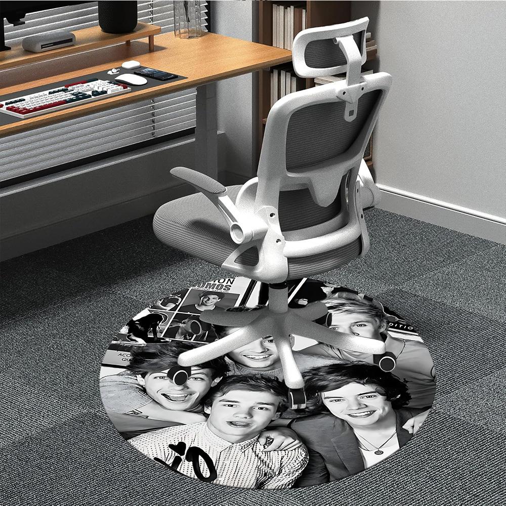 

1pc One Direction Music Band Office Round Area Rug, Under Office Chairs Bedroom Living Room Home Decor, Room Decoa1016277 80cm by 80cm