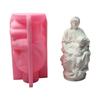 Flexible Silicone Mold for Mother and Child Sculpture Desktop Ornament Mould Religious Figurine Mold Jewelry Tool