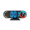 Digital Alarm Clock, LED Mirror Time Date Machine, Digital Bedroom Clocks, for Home Nightstand Workplace Travel Dorm Kitchen Counter Study Room