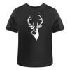 Stag Head' Cotton T Shirt Ta008811 - Men's Summer Cotton Graphic Tee