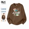 Baleno S&K Series Men's Mountain Scenery Print Sweatshirt