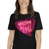 Welcome To Hell Heart Goth Gothic Nugoth Short-Sleeve Unisex T-Shirt