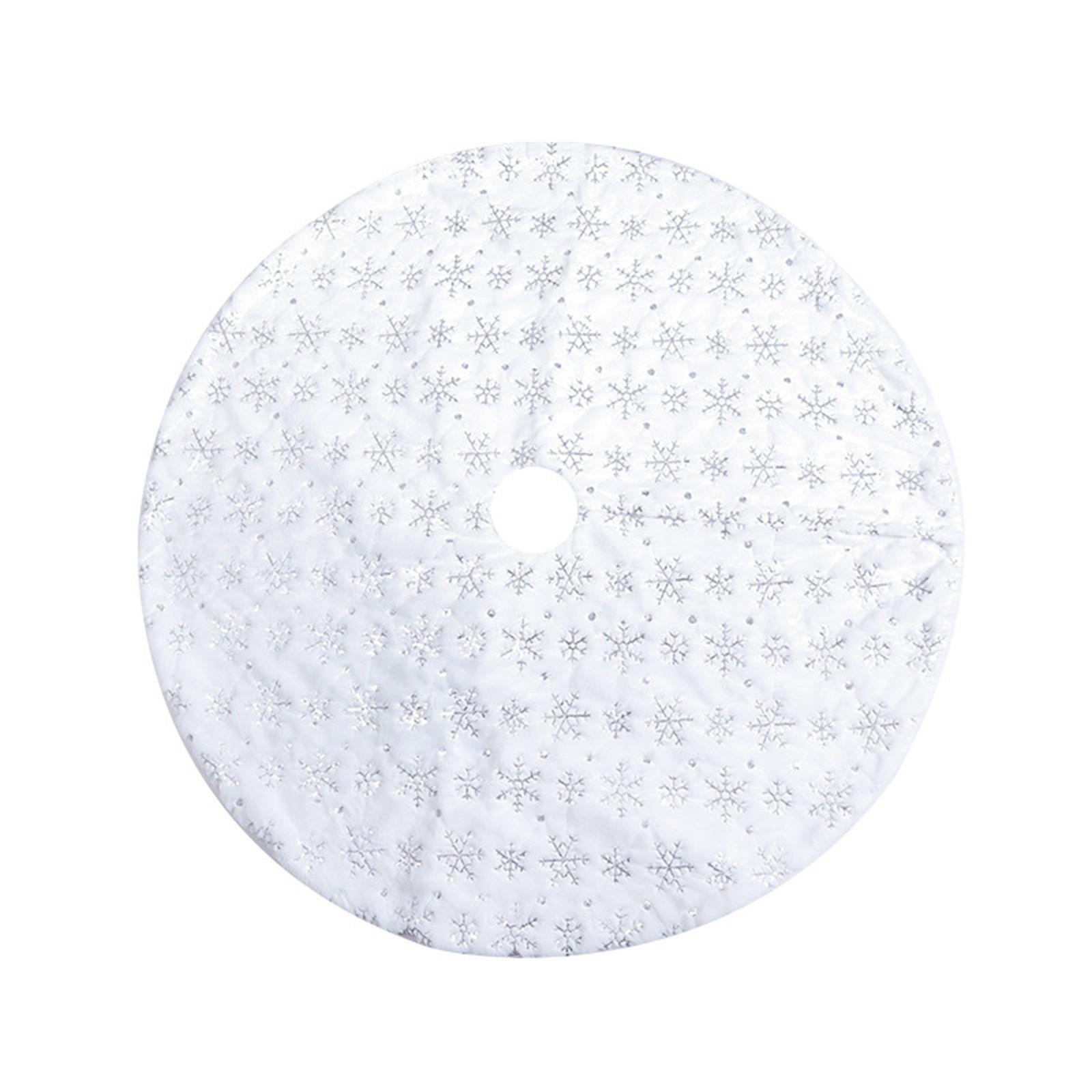 

Юбка для рождественской елки, роскошная юбка из искусственного меха, рождественские украшения, праздничные толстые плюшевые елочные рождественские украшения One Size