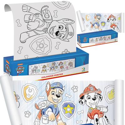 Paw Patrol Malbuch Roll Kreativ-Set Zum Malen Und Zeichnen
