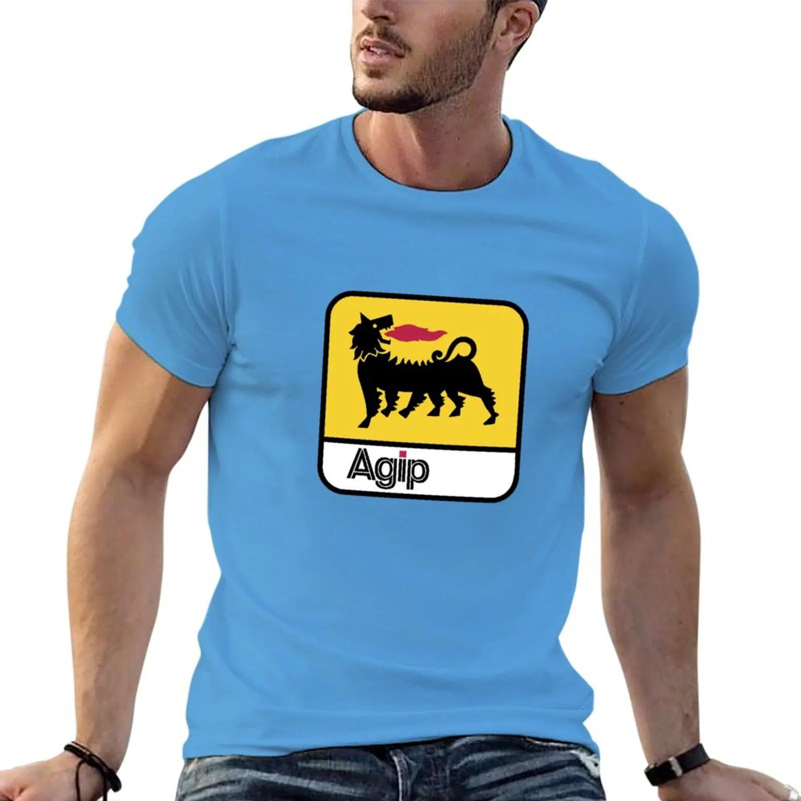 agip logo T-Shirt boys whites animal prinfor boys quick-drying Aesthetic clothing oversized t shirts for men S