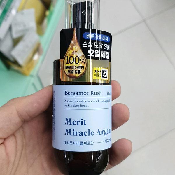 

Merit Miracle Argan Hair Oil Bergamot Rush 95ml One thing