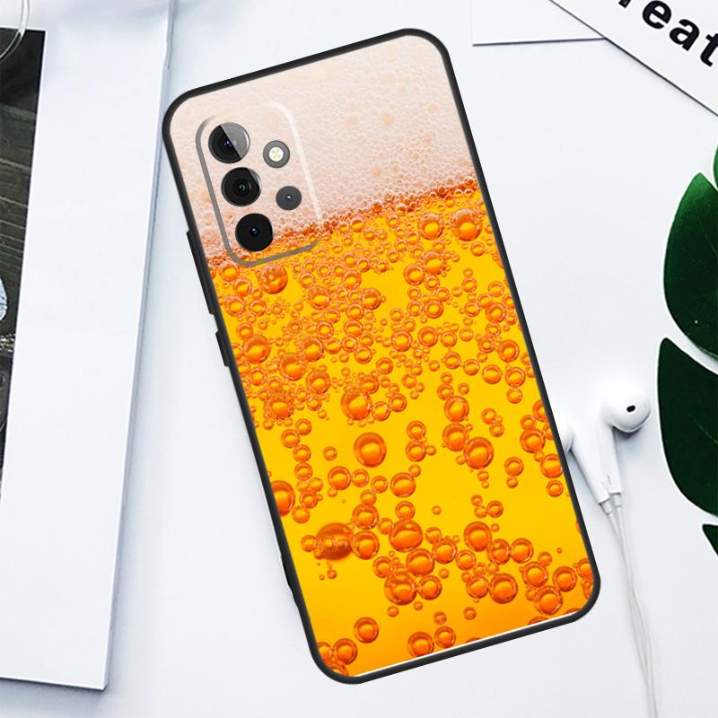 A Glass of Beer Alcohol For Samsung Galaxy A13 A53 A33 A54 A34 A14 A55 A35 A15 A05 A06 A16 A22 A32 A52 Phone Case