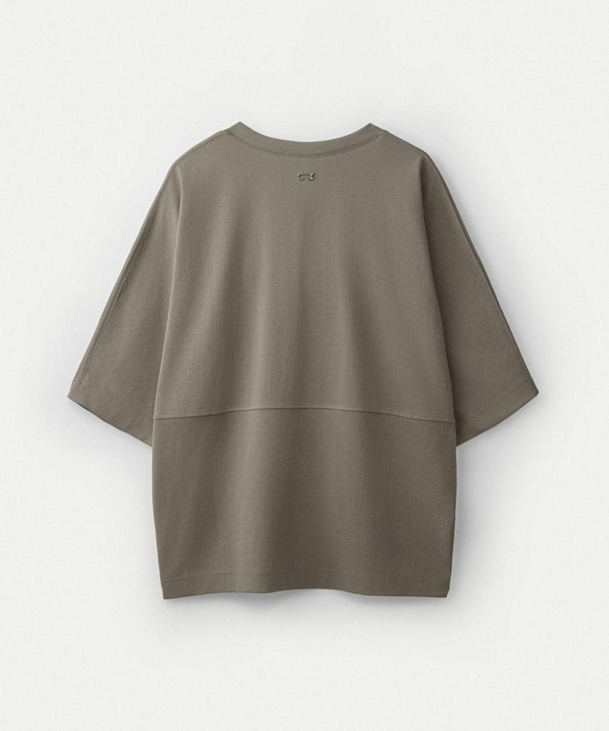 UMARMUNG Dolman Sleeve Oversized T Shirts_Olive