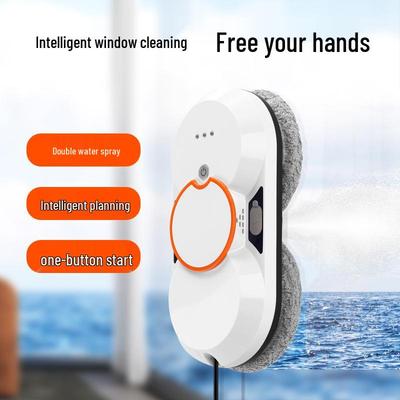 Fully Automatic Intelligent Remote-Controlled Glass Cleaning Robot