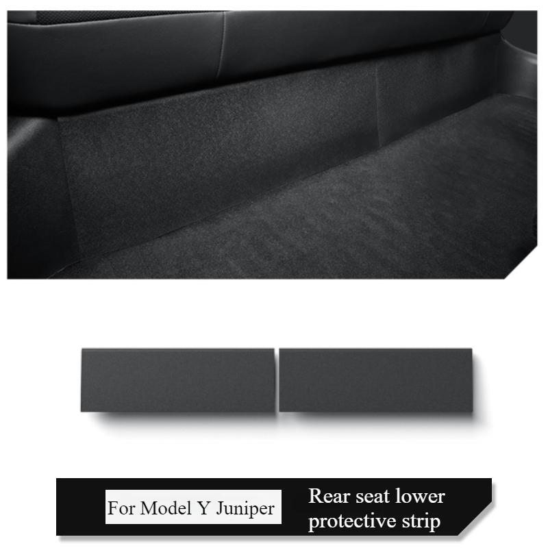 For Tesla 2025 Model Y Juniper Door Sill Guards Front Rear Threshold Protector Anti Scratch Anti Kick Mat TPE Cover Accessories