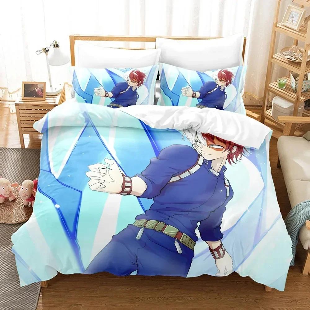 Anime My Hero Academia 3D Printed Bed Set Duvet Cover Pillowcase Bedding Set Bed Linen Sheet Quilt Cover Full Queen King Size