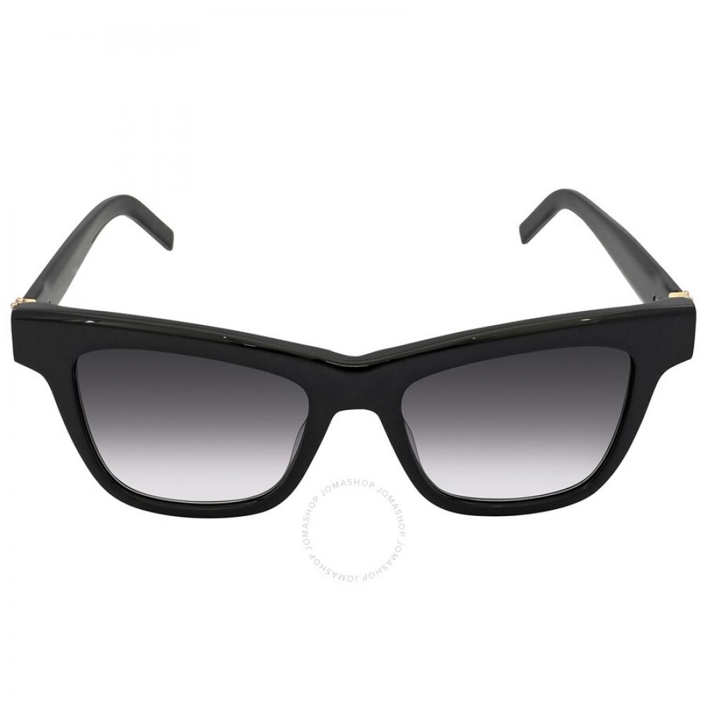 

Сірі градієнтні квадратні сонцезахисні окуляри унісекс Saint Laurent Sl M106 002 52