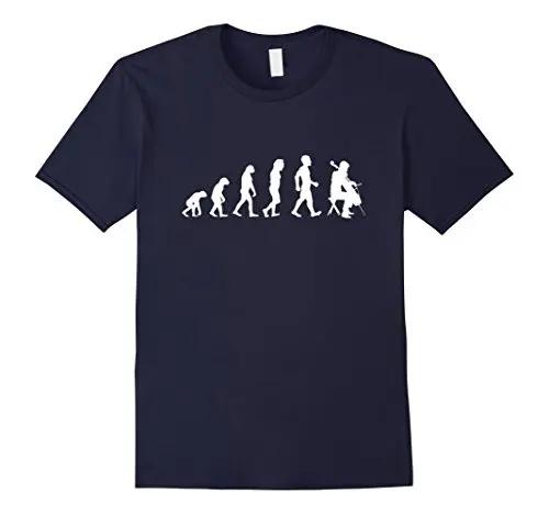 Lustiger Cellist Evolution Neuheit Cellist Geschenk T-Shirt 100% Baumwolle Rundhals Sommer Kurzarm Freizeit Herren T-Shirt Größe S3XL