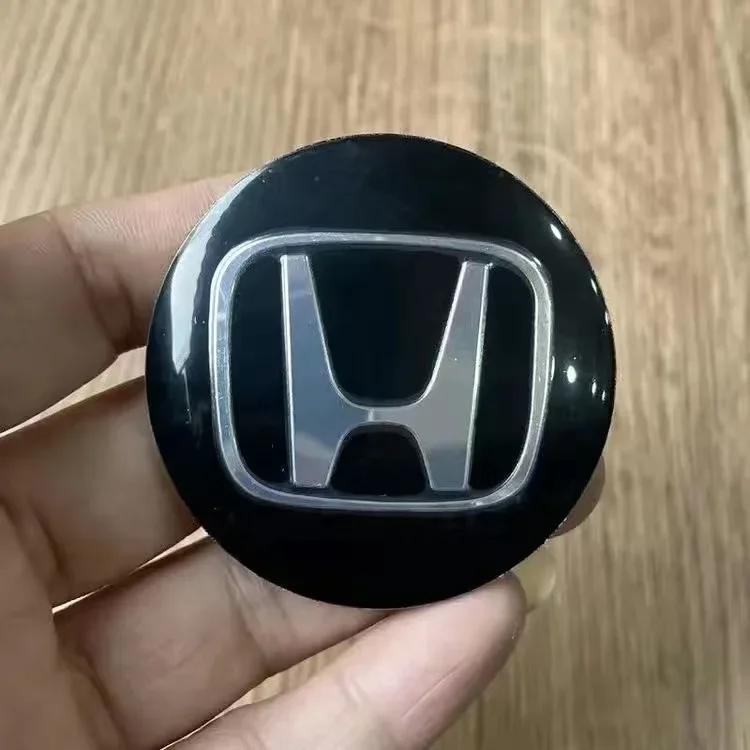 4Pcs 56mm Car Wheel Center Hub Cap Emblem Sticker Accessories For Honda Civic FIT Accord Prelude CRV 5th City CRZ CRX Jazz Acura