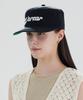 Bajal New Wave Applique Pillbox Cap Black