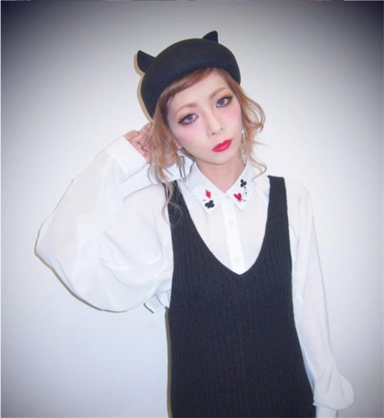 Japonská Harajuku Pokerová Kovová Sada Broží: Osmidílný sada odznaků na límec a klopu