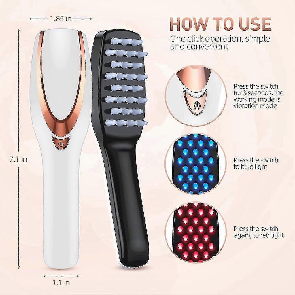 Laser Hair Growth Comb, Professional Laser Comb System(No LEDs), Electric Scalp Massager for Hair Growth, Thinning Hair Treatment, Intensive Hair