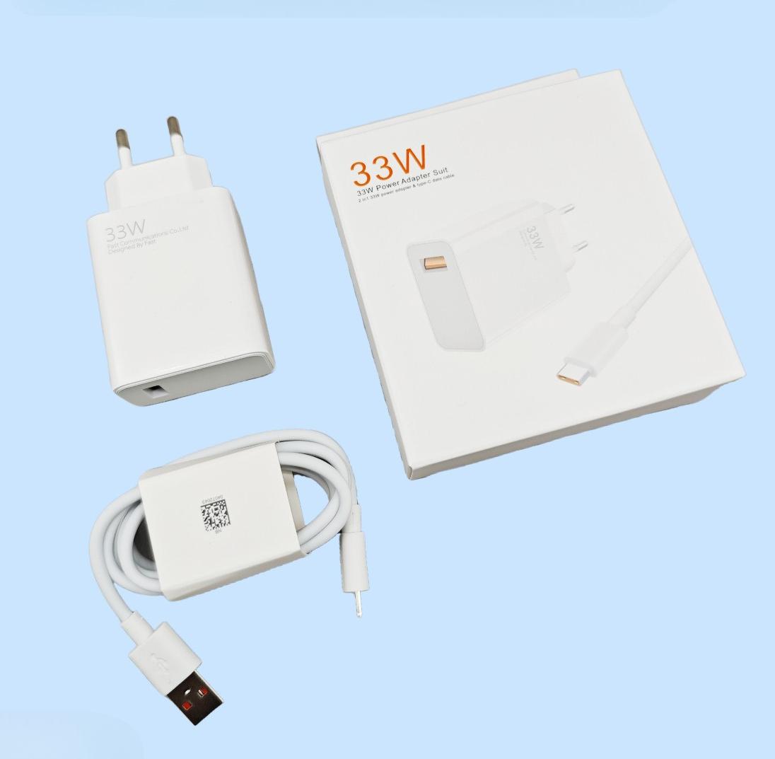 

Швидкий зарядний пристрій 33W/67W/90W/120W, сумісний із серією Xiaomi, адаптер Super Flash Charging з кабелем USB-C, сертифікований 3C+ 90W