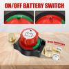12-48V Top Post Battery Disconnect Switch Safe Car Battery Cut Shut ON Off Kill Switch for 15 To 17 Mm Cathode Battery Terminals