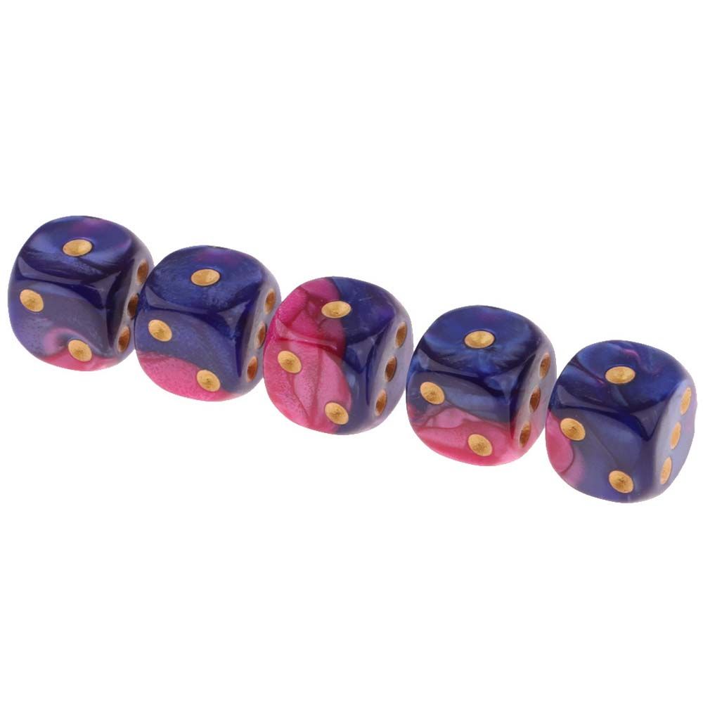 Acrylic Dice Desktop Game Playing Games Square Point Dice 6 Sided Dice Round Edges Dice D6 Dice