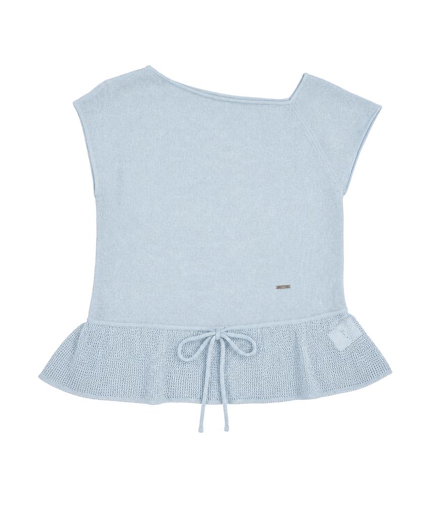 CLO'ET Asymmetrical Loose Fit Knit Top + 3 Colors
