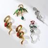 Vintage Rose Snake Brooches Artistic Snake Brooch Charm For Women And Men A Perfect Addition To Any Ensembles