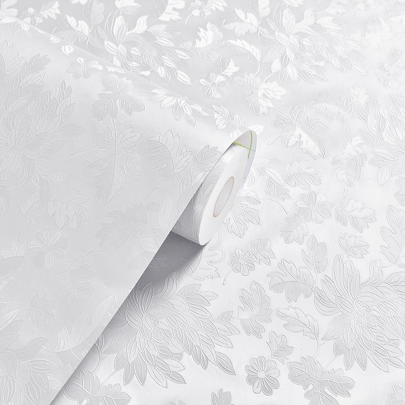 Self-Adhesive Waterproof Linen Texture Wallpaper for Bedroom and Living Room