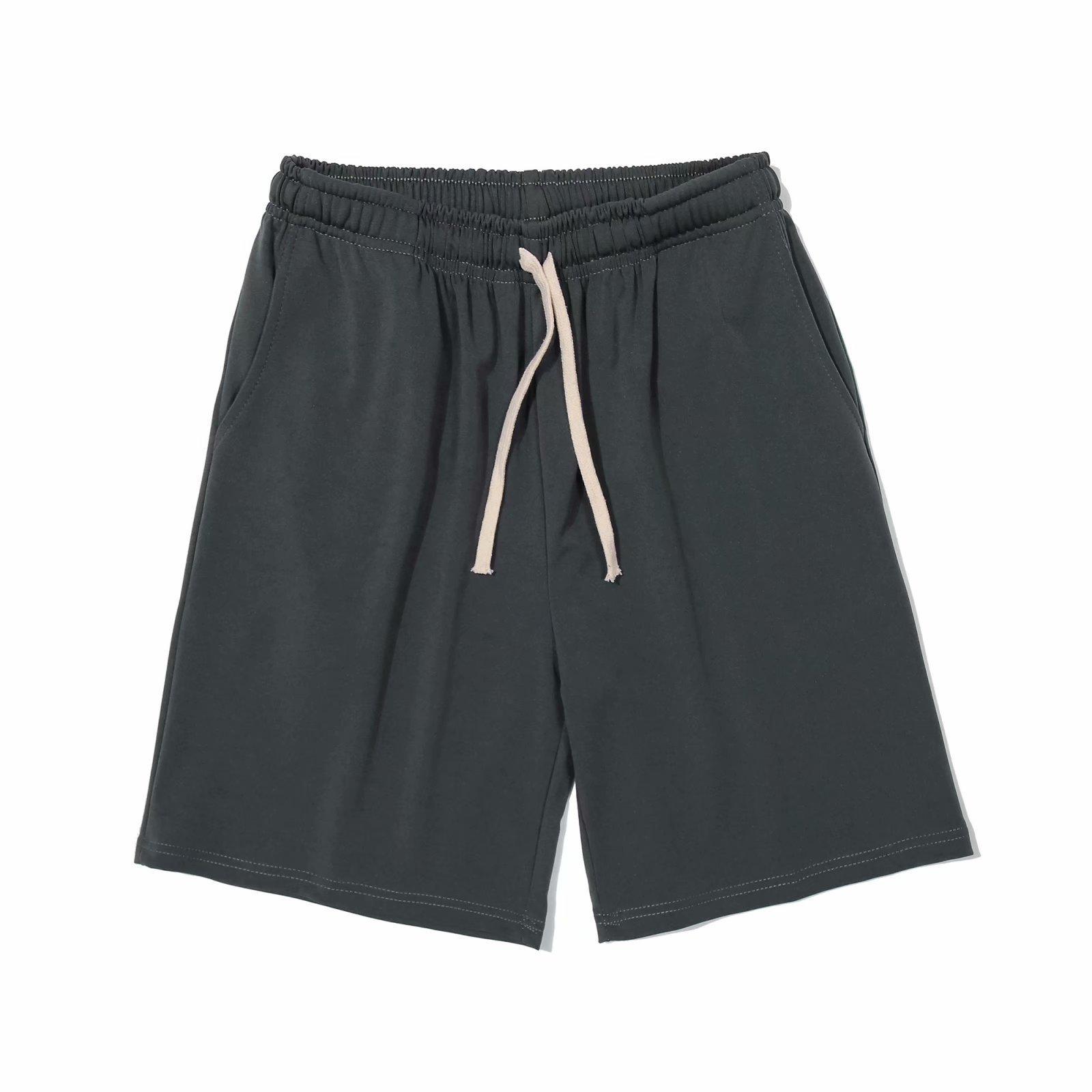 

Shorts Man s Summer Solid Color Loose Casual Five-point Pants Sports Shorts Man XXXL темно-серого