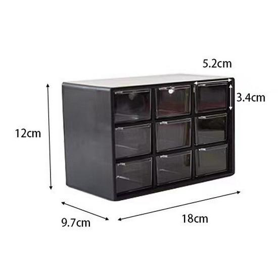 Prachotěsný úložný box inspirovaný srdcem: Organizér zásuvkového typu na psací potřeby, šperky, deníky, kosmetiku