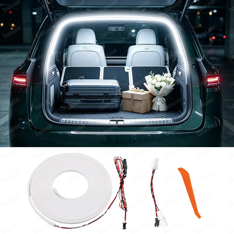FOR LI AUTO L8 Car Trunk Light Strip LED Waterproof High Brightness 12V Modification Light Atmosphere Lights Bar
