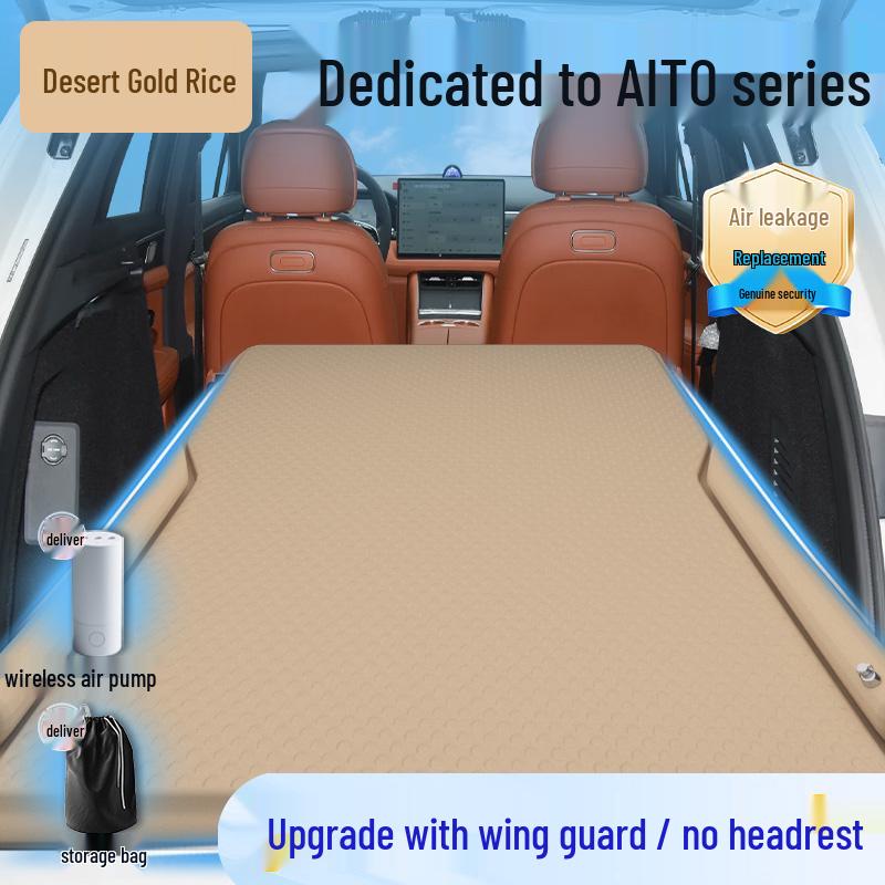 AITO Car Bed: Inflatable Rear Seat Sleeping Pad for M5, M7, M8, M9