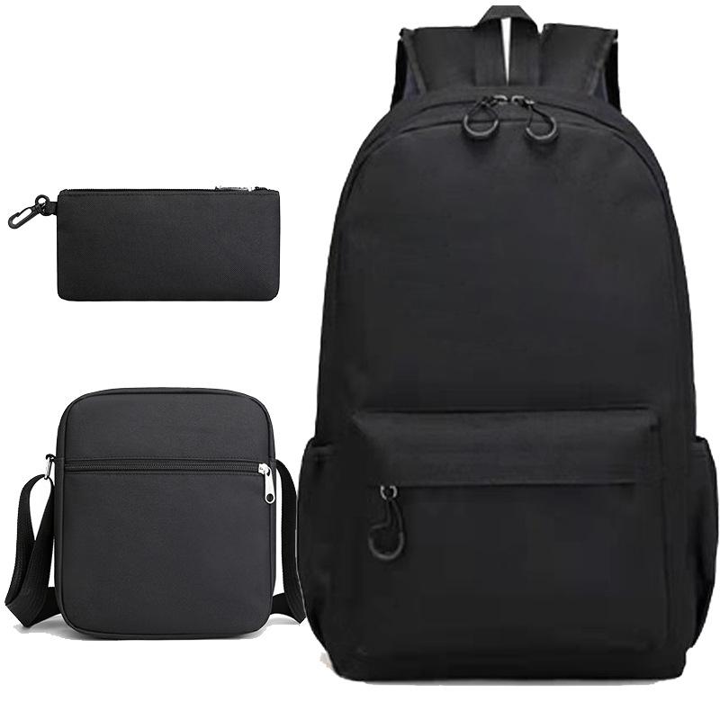 Schulrucksack mit großer Kapazität und Schultergurt; Schüler Drei-teiliges Federmäppchen-Set