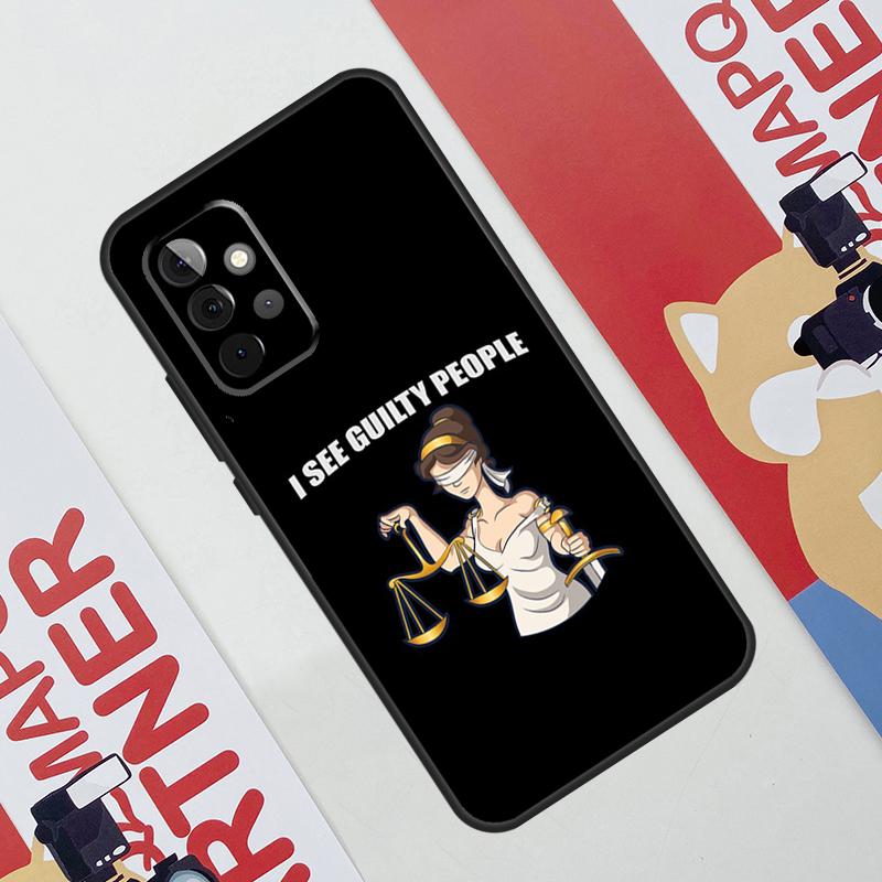 Gesetz Anwalt Richter Gerechtigkeit Fall Für Samsung Galaxy A52 A42 A32 A22 A12 A51 A71 A14 A24 A34 A54 A13 A23 A33 A53 Hülle
