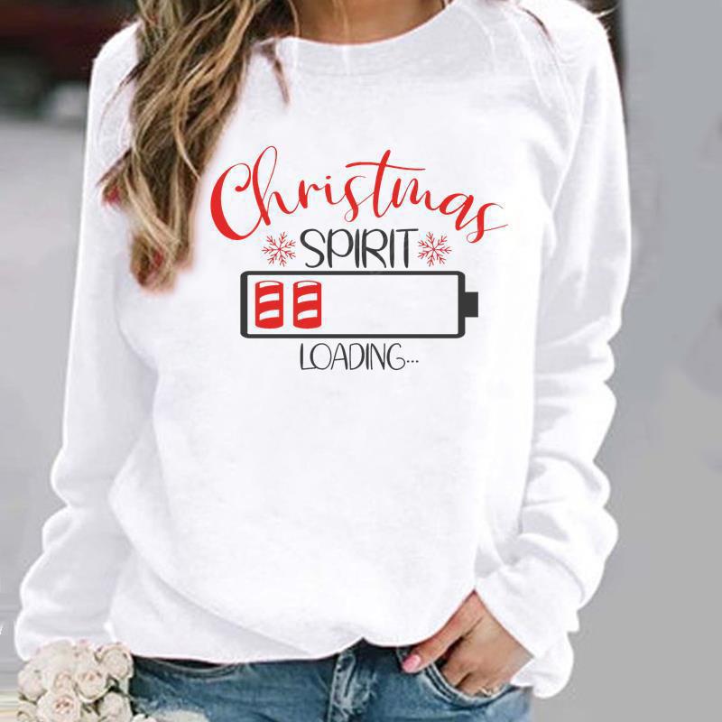 Christmas Day Christmas Cartoon Pullover Women'S Print Women'S Print Fashion Casual Print Sweater