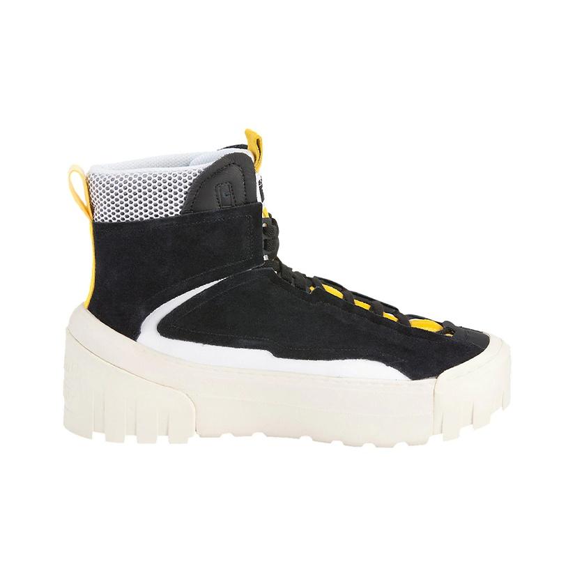 Onitsuka Tiger Chunky Runner Mt Leather Wrap Warm High-Top Sneakers Unisex sneakers Black Yellow 1183A420-001