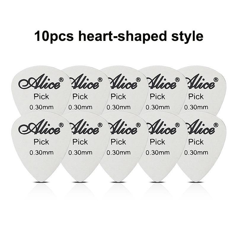 Metal Guitar Picks 5Pcs/10Pcs Durable Professional Bass Ukelele Guitar Picks Electric Guitarra Accesorios