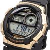 CASIO World Time Digital Watch Black Men's AE-1000W-1A3V
