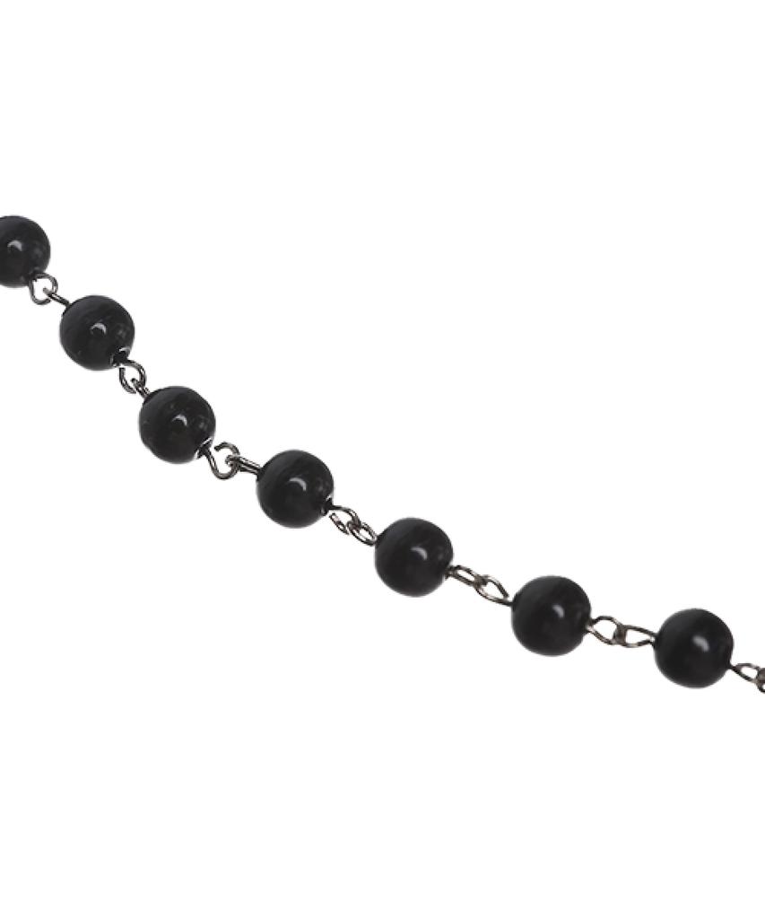 Pimadaziwin Black Chain Pearl Necklace_[Mix Limited]