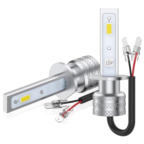 

[Ультракомпактный размер] Светодиодная фара H1 30 Вт 6000K Белый Совместима с транспортными средствами 12 В (совместим с гибридными и электромобилями) Высокая яркость 8 чи