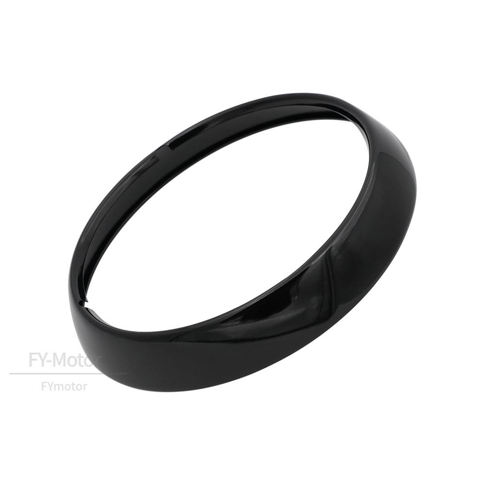 Compatible 7-inch Headlight Outer Ring for Harley Big Glide, Road King, Street Glide, and Fat Boy.