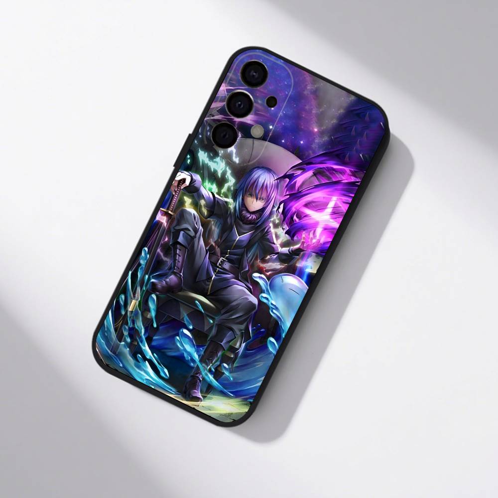T-Tensei Slime R-Rimuru Anime Phone Case For Samsung S25,S24,S21,S22,S23,S30,Ultra,S20,Plus,Fe,Lite,5G Black Cover