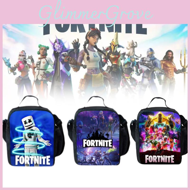 Fortnite Stylish 3d Digital Printed Lunch Bag For Men Ideal For Casual Travel