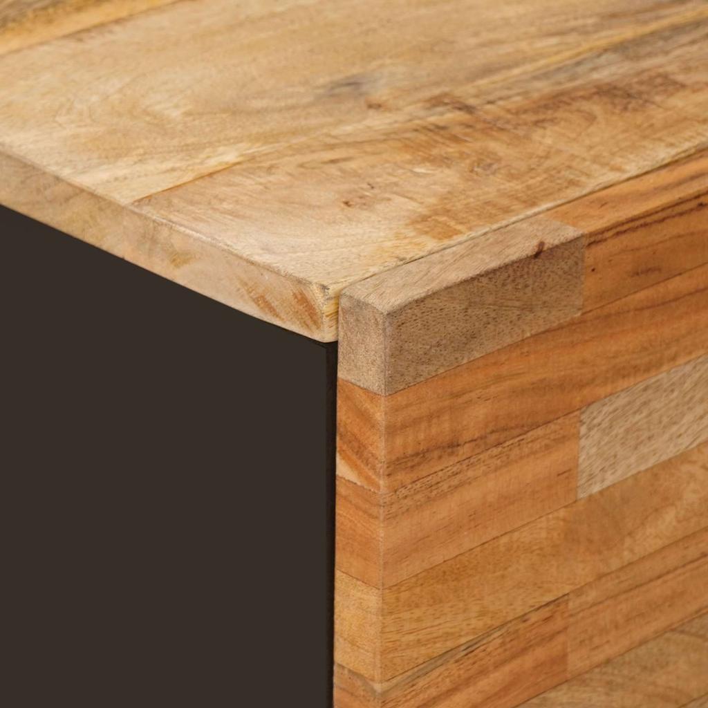 Side Cabinet Brown 40 x 33 x 75 cm Solid Mango Wood