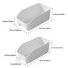 Multifunction Kitchen Storage Box White Transparent Large Capacity Storage Case Desktop Plastic Organizer Container