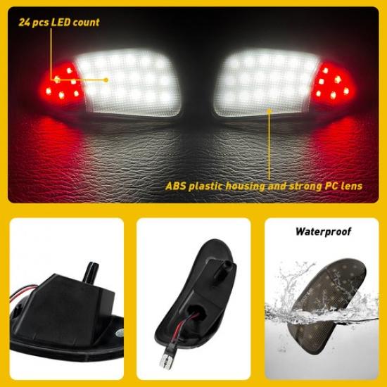 4X LED Interior Courtesy Door Light For 97-03 Ford F150 97-99 Ford F-250 Duty EA