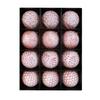 12Pcs Retro Christmas Ball Ornament 8cm Shatterproof Christmas Baubles Hanging Decorations for Tree Wreath Mantels