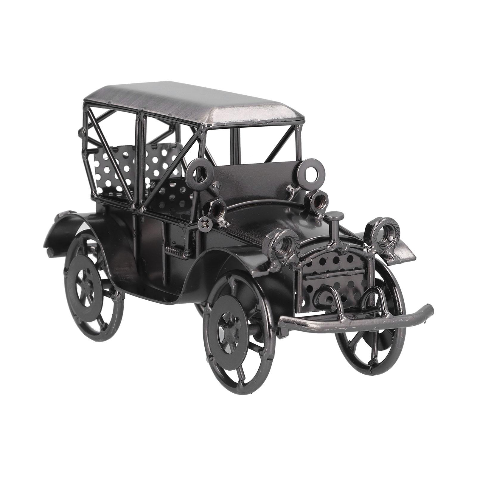 

Автомобильный орнамент, винтажная серая классическая модель, ретро-железные антикварные поделки для украшения дома