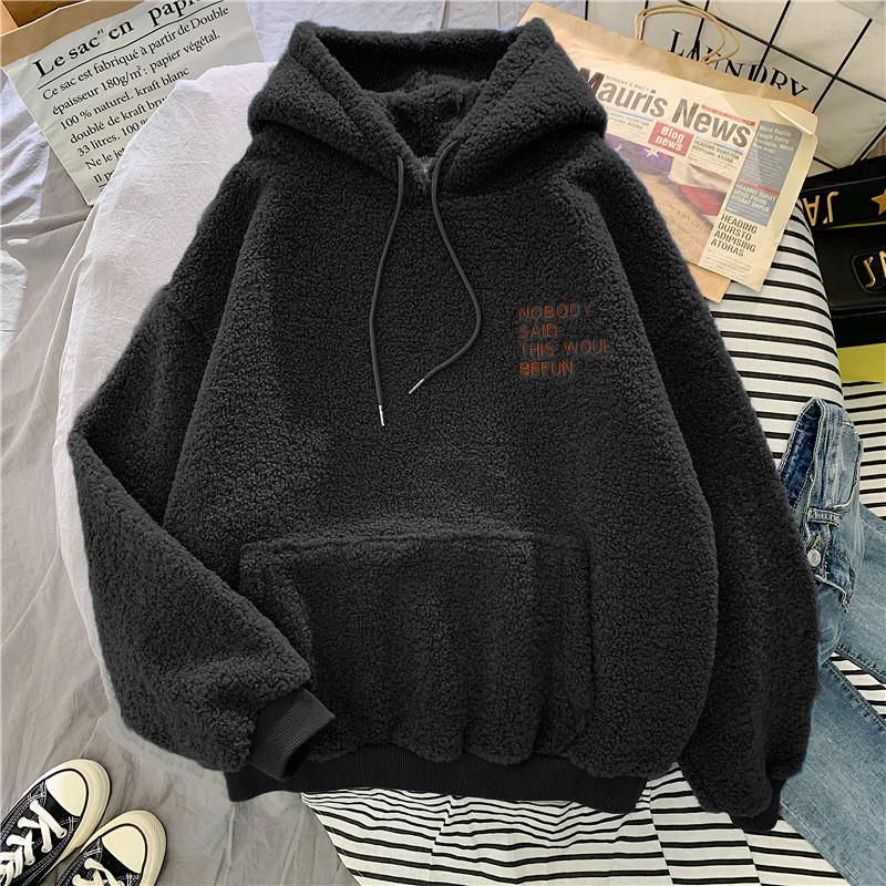 Girls Hoodie Sweater With Embroidery For Casual Fall Winter Wear