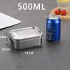 Stainless Steel Bento Box Metal Lunch Box Food Storage Containers with Lockable Clips Lunch Snack Boxes for Work,School