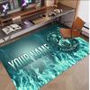 Personalized Crystal Velvet Carpet Hibernian FC Pattern Non Slip Floor Rug